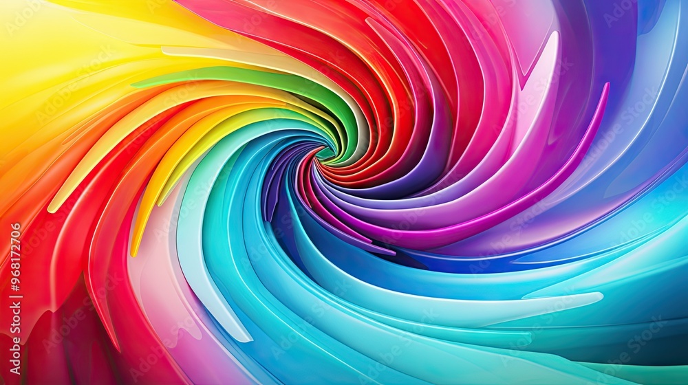 Colorful abstract spiral pattern Colorful abstract spiral pattern