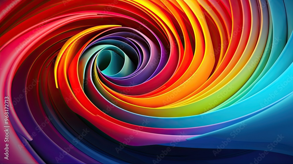 Colorful abstract swirl Colorful abstract swirl