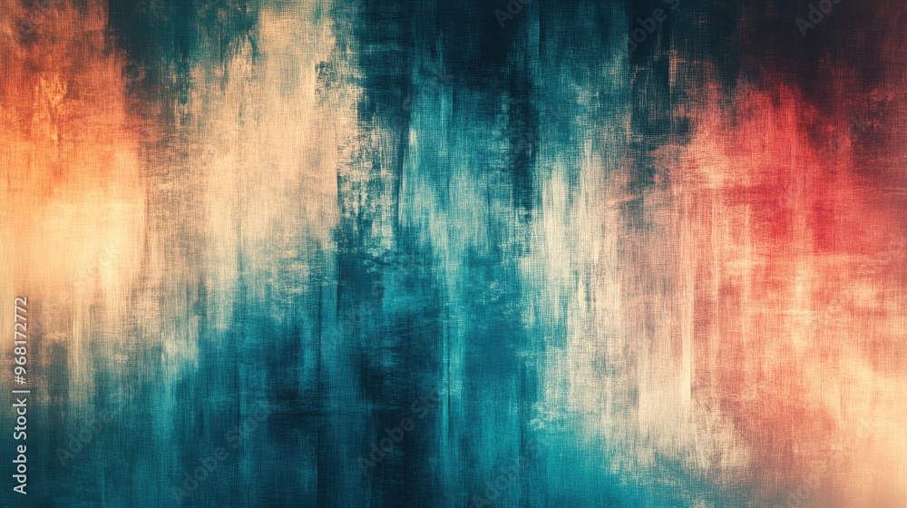 Fototapeta premium Abstract Illusionism with a Blurry Background and Intricate Gradient Patterns in a Digital Painting for Modern Wallpaper and Artistic Poster Design