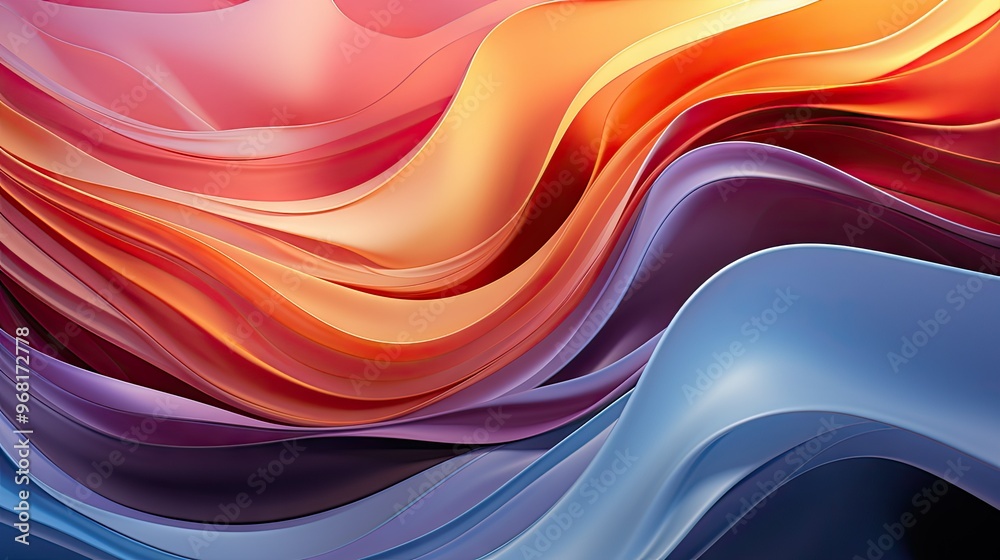 Abstract colorful waves Abstract colorful waves