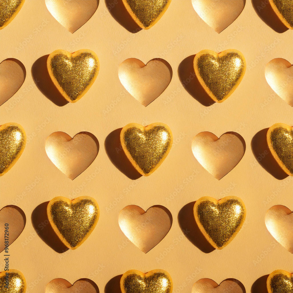 Fototapeta premium Heart Shaped Pattern