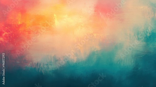 Abstract Illusionism with a Blurry Background and Intricate Gradient Patterns in a Digital Painting for Modern Wallpaper and Artistic Poster Design