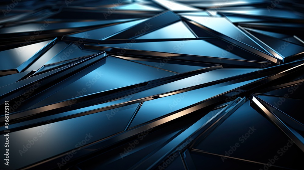 Abstract blue geometric pattern Abstract blue geometric pattern