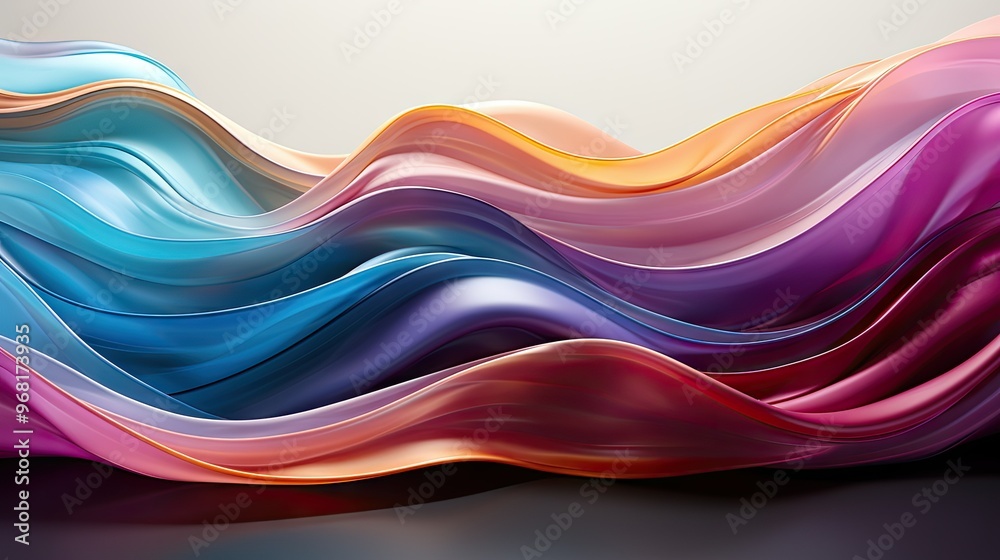 Abstract colorful waves Abstract colorful waves
