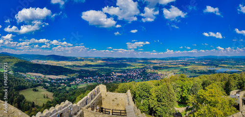 Chojnik Castle - view from the tower photo