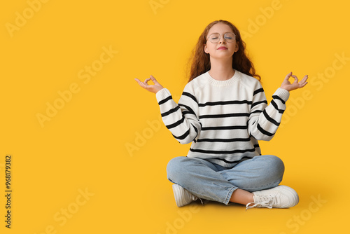 Portrait of relaxed young w...
