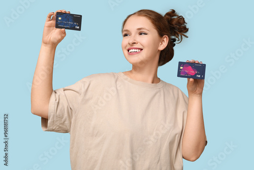 Beautiful young woman with ...