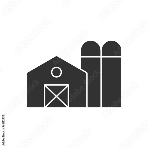 Farmhouse Icon - Barn Icon