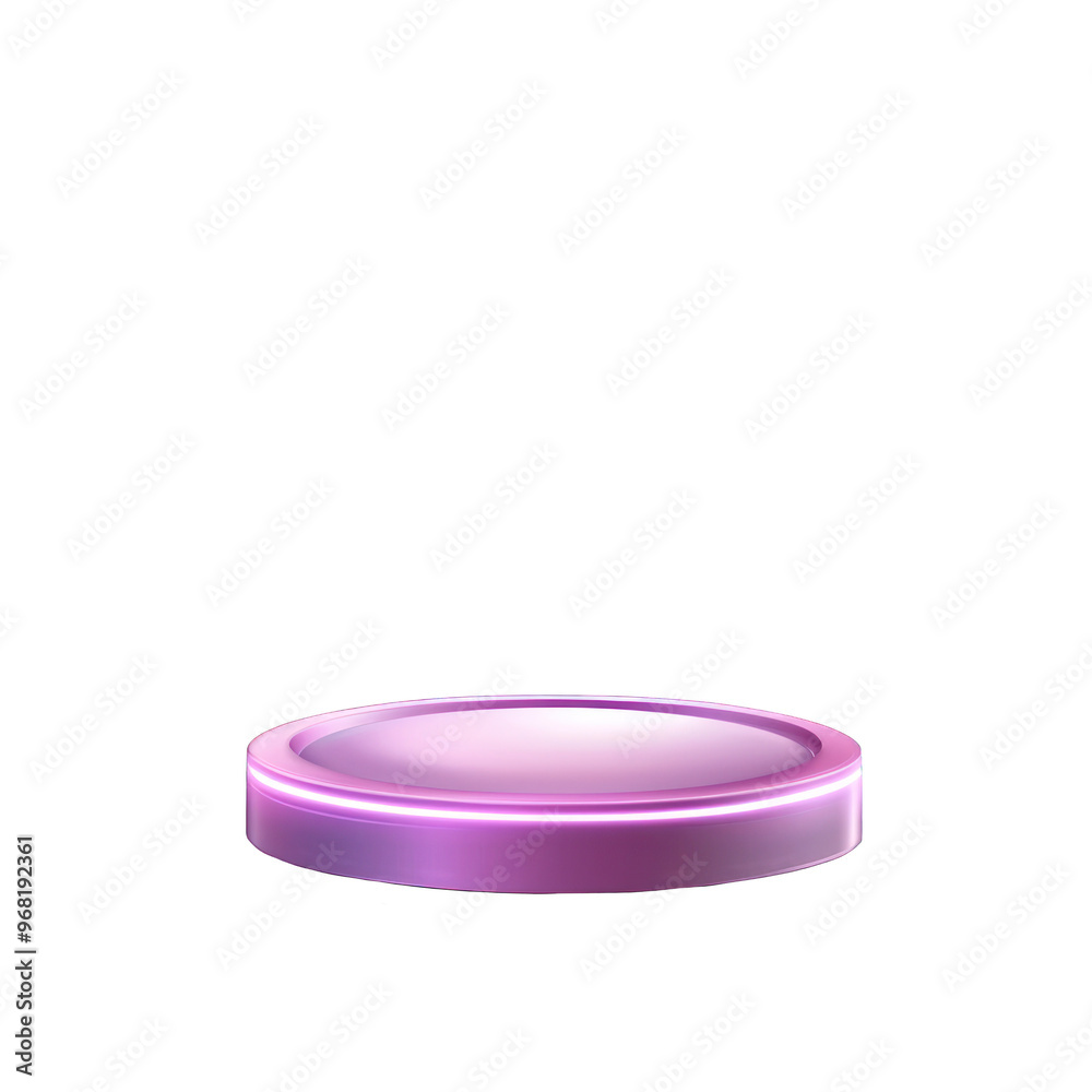 A vibrant, glossy purple platform suitable for product displays or artistic presentations, enhancing visual appeal. transparent background A vibrant, glossy purple platform suitable for product displays or artistic presentations, enhancing visual appeal. transparent background
