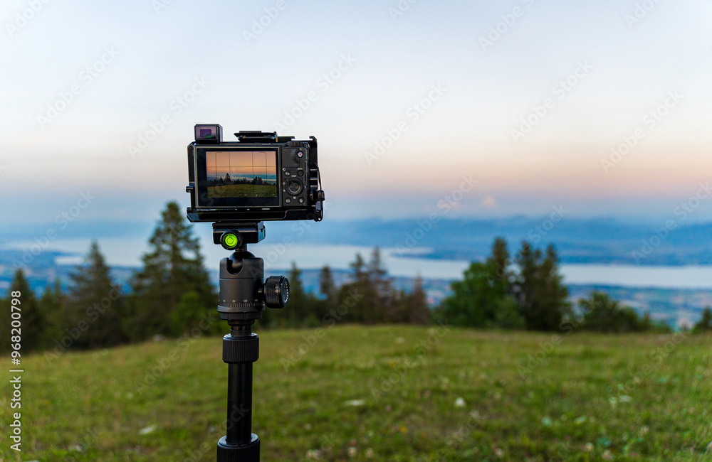 Capturing the serene view of Lake Leman from La Barillette Capturing the serene view of Lake Leman from La Barillette