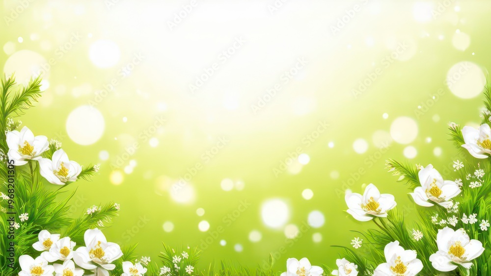 Beautiful light background for a greeting card with delicate flowers Beautiful light background for a greeting card with delicate flowers
