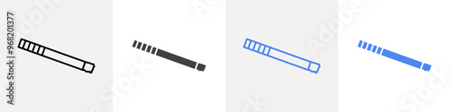 ciggarate icon vector set use for web ui or app