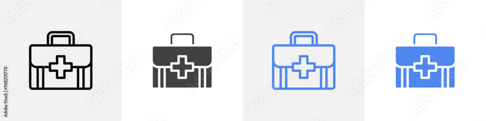 first aid kit icon vector set use for web ui or app first aid kit icon vector set use for web ui or app
