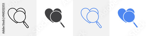 like search icon vector set use for web ui or app