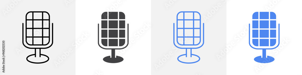 microphone icon vector set use for web ui or app microphone icon vector set use for web ui or app