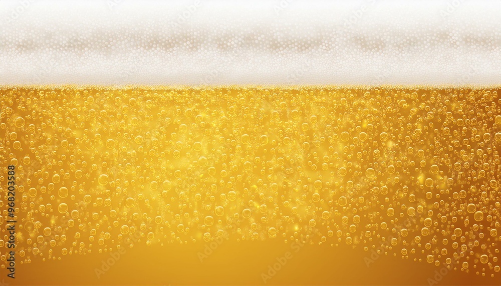 Realistic beer foam with bubbles. Beer glass with a cold drink. Background for bar design, oktoberfest flyers. Vector illustration Realistic beer foam with bubbles. Beer glass with a cold drink. Background for bar design, oktoberfest flyers. Vector illustration