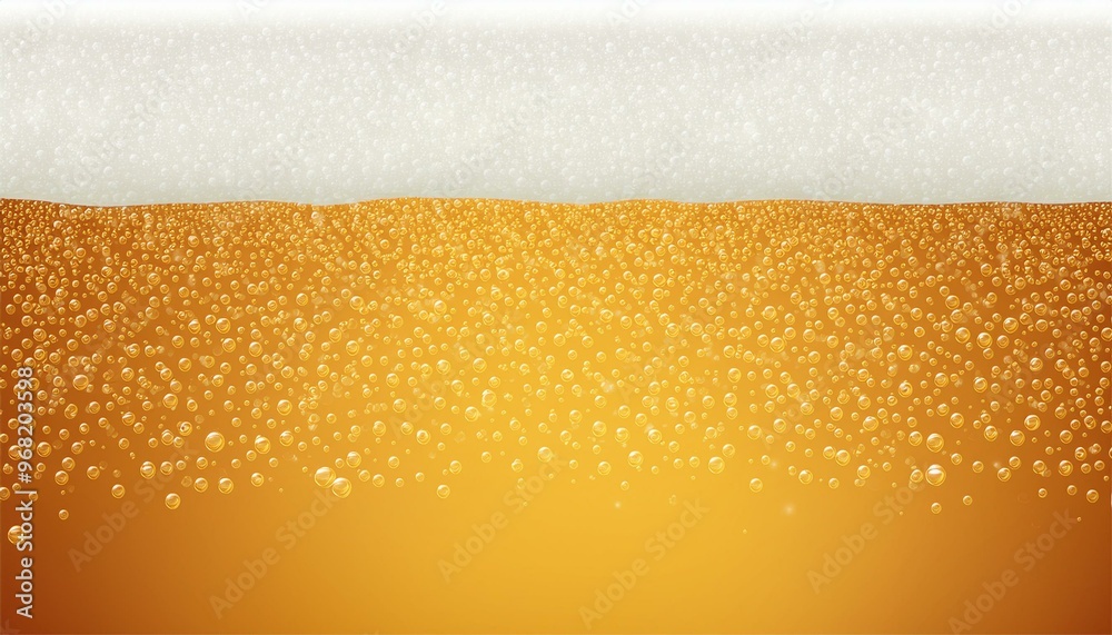 Realistic beer foam with bubbles. Beer glass with a cold drink. Background for bar design, oktoberfest flyers. Vector illustration Realistic beer foam with bubbles. Beer glass with a cold drink. Background for bar design, oktoberfest flyers. Vector illustration