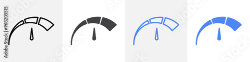 speed icon vector set use for web ui or app