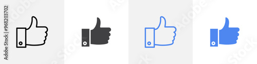 thumbsup icon vector set use for web ui or app