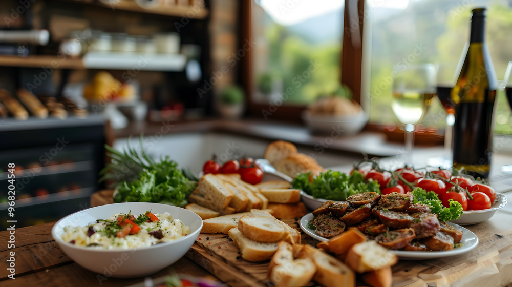 Spanish Tapas Assortment Countryside Farmhouse Spanish Tapas Assortment Countryside Farmhouse