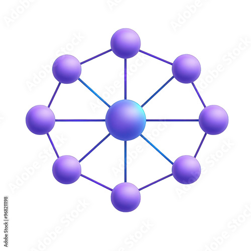 Stylized network graphic featuring interconnected nodes, representing data, connections, and collaboration in digital environments. transparent background