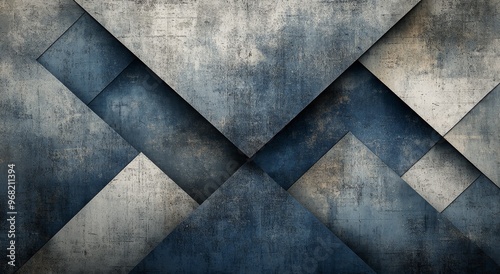 Textured Scottish flag design featuring blue and white colors on a weathered ...