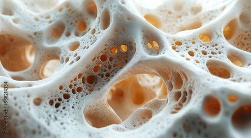 Intricate details of a textured structure resembling natural coral formations...