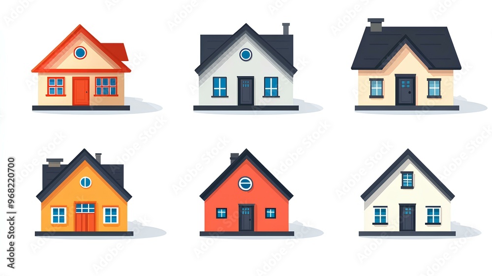 House or home icon. flat illustration House or home icon. flat illustration