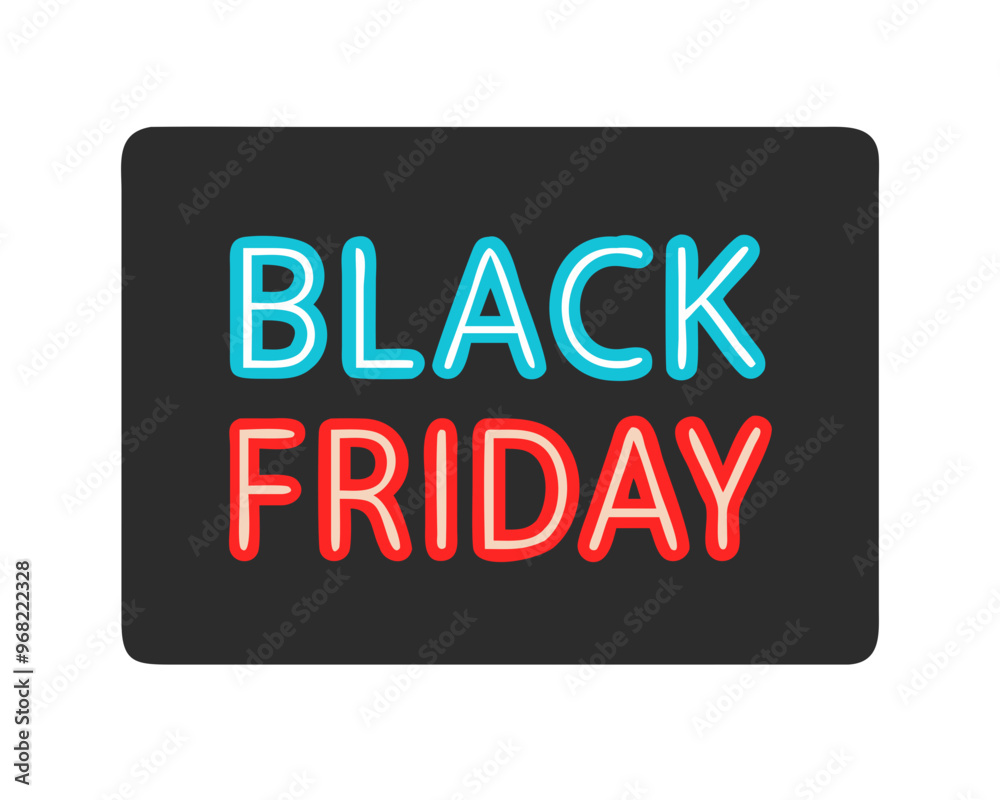 Dark-themed background with glowing Black Friday text. Dark-themed background with glowing Black Friday text.