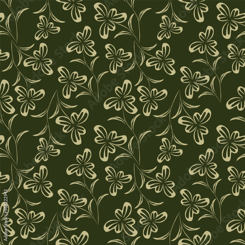 the combination of natural tones and detailed motifs makes this pattern a soothing and stylish option.