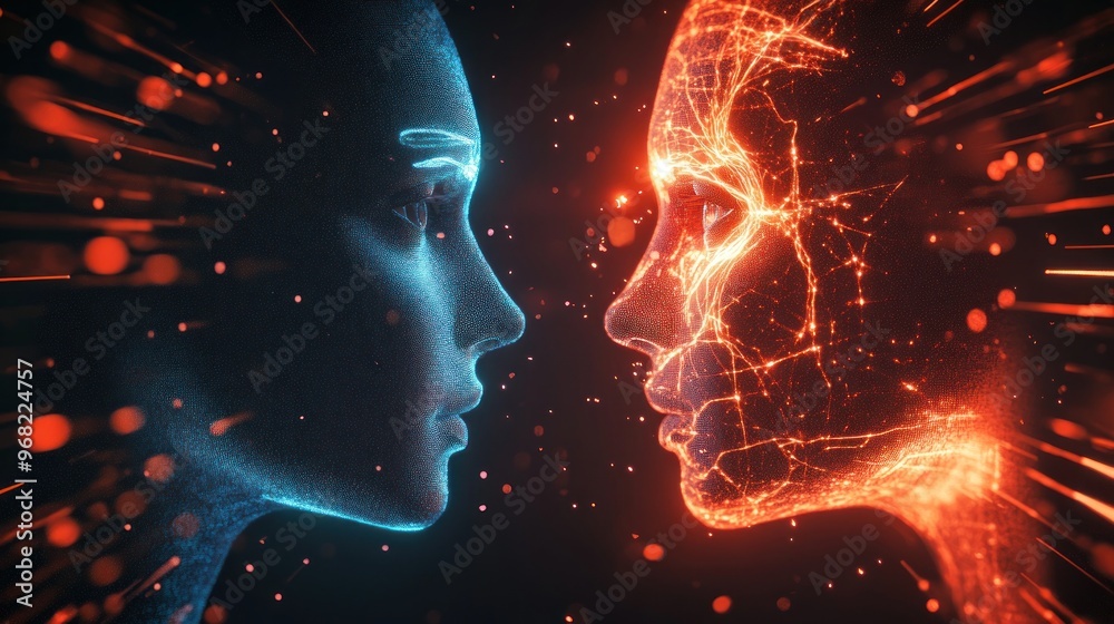 Digital Portraits of Opposites