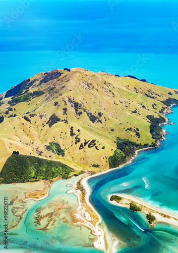 Pepin Island, Maori Pa Beach, Nelson, South Island, New Zealand, Oceania. photo