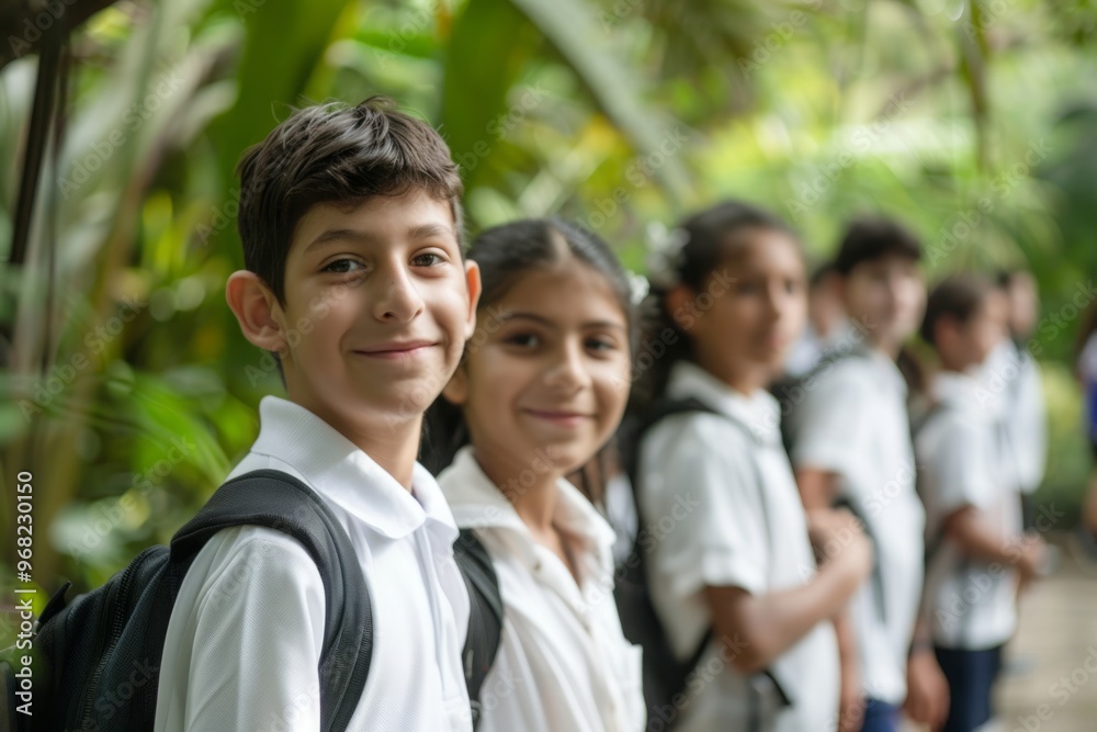 Eager students embark on a new chapter in their educational journey Eager students embark on a new chapter in their educational journey