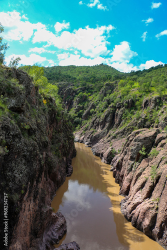 Papigochi River Canyon next to Huápoca