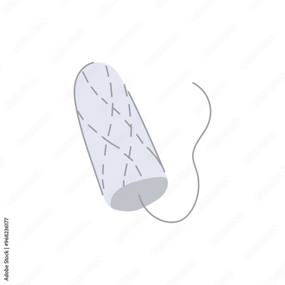 organic tampon cartoon. cotton biodegradable, flow insertion, convenience discreet organic tampon sign. isolated symbol vector illustration organic tampon cartoon. cotton biodegradable, flow insertion, convenience discreet organic tampon sign. isolated symbol vector illustration