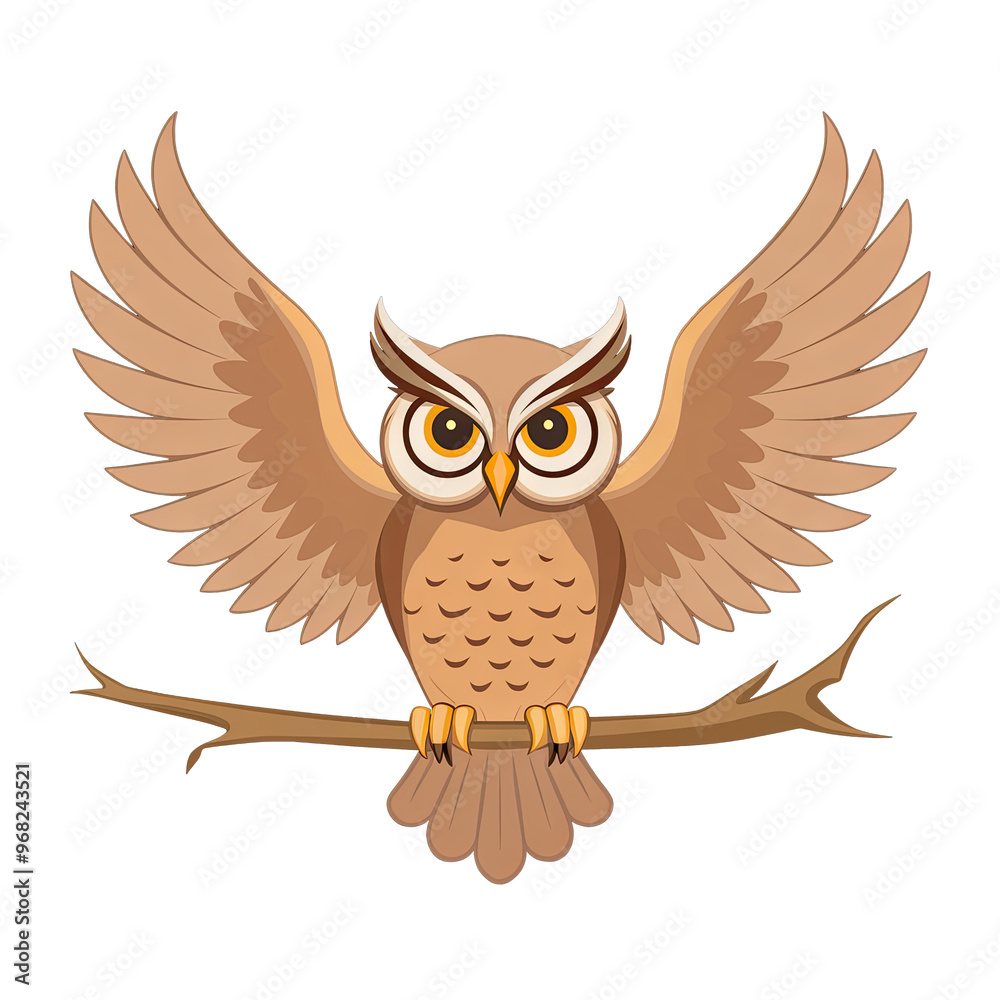 Obraz premium owl on a branch