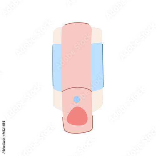 mount wall soap dispenser cartoon. hands refillable, touchless manual, automatic commercial mount wall soap dispenser sign. isolated symbol vector illustration