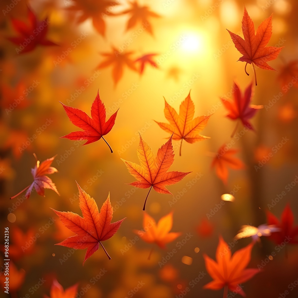 Colorful autumn leaves blanket the ground in a serene forest, capturing the essence of fall. Colorful autumn leaves blanket the ground in a serene forest, capturing the essence of fall.