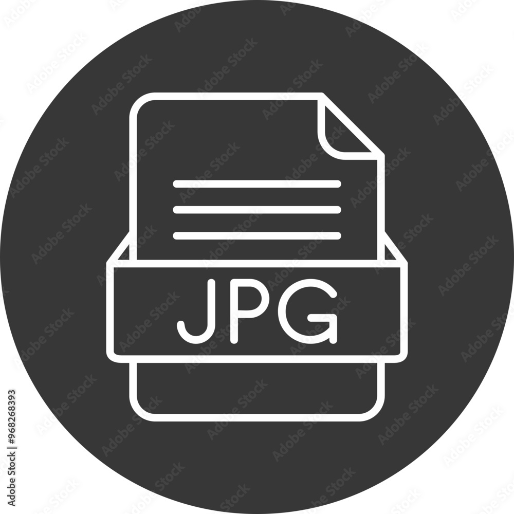 JPG File Format Vector Icon Design JPG File Format Vector Icon Design