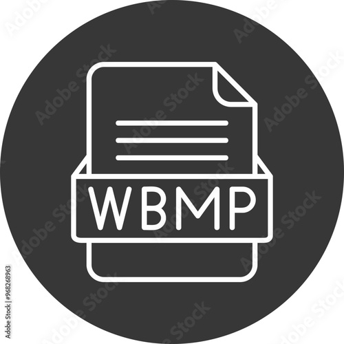 WBMP File Format Vector Icon Design