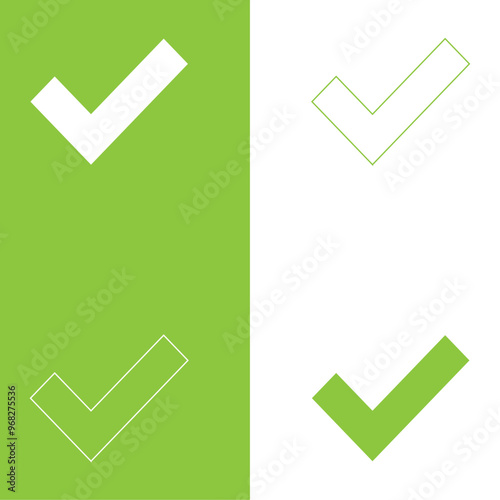  check or tick [vector] , check mark