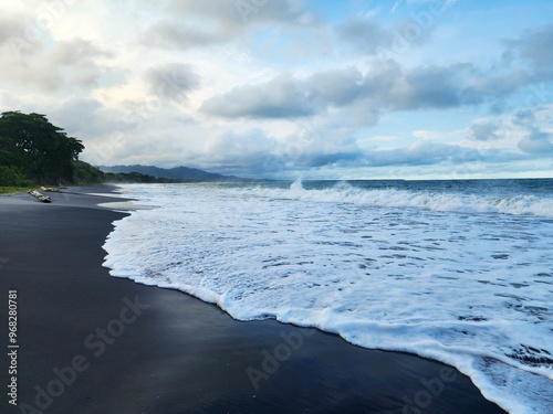 Black sand Beach Playa Negra
