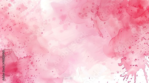 A soft, abstract watercolor background featuring shades of pink, ideal for creative projects or as a gentle backdrop.