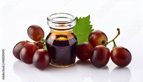 grape molasses white background