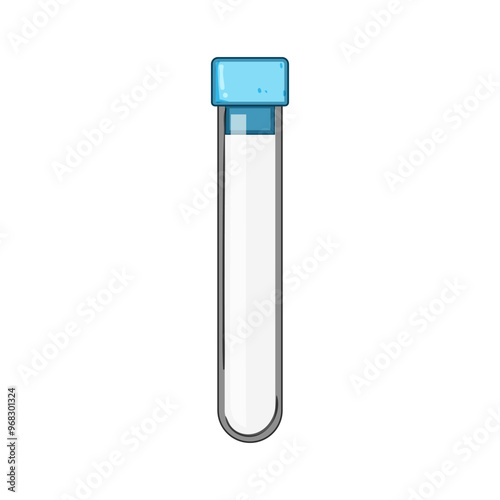centrifuge blood test vial cartoon. needle venipuncture, specimen results, pathology biomarkers centrifuge blood test vial sign. isolated symbol vector illustration