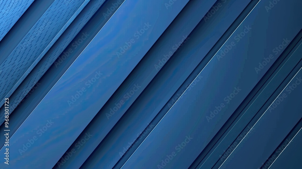 Obraz premium A textured abstract design featuring diagonal blue stripes, creating a modern and sleek visual effect.