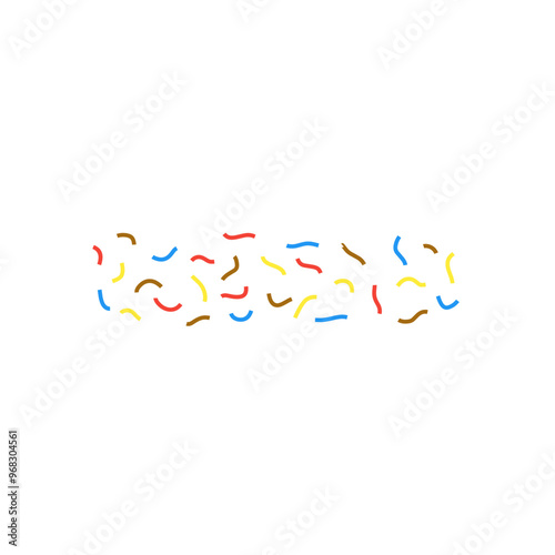 colorful sprinkle border