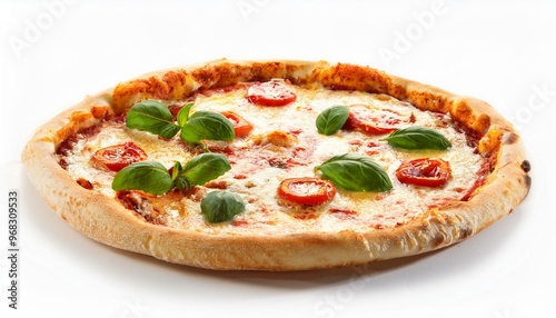 pizza white background