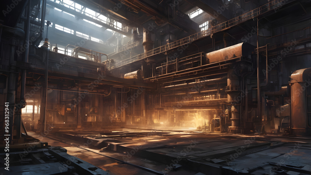 an abstract industrial background generative ai an abstract industrial background generative ai