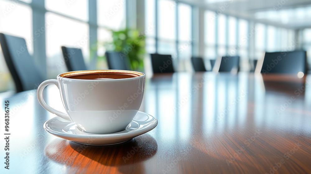 coffee cups arranged on a conference room table, reflecting a professional meeting environment with focus on teamwork, discussion, and productivity coffee cups arranged on a conference room table, reflecting a professional meeting environment with focus on teamwork, discussion, and productivity